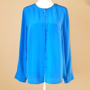 Talbots 100% Washable Silk blouse/shirt Size S